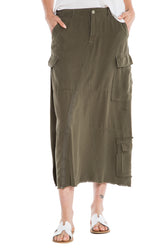 ORIGINAL MILITARY LONG SKIRT - OLIVE - Da-Nang